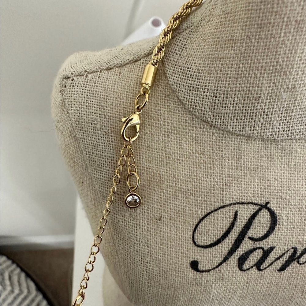 Gold Rope Chain Necklace - Picture 6 of 6